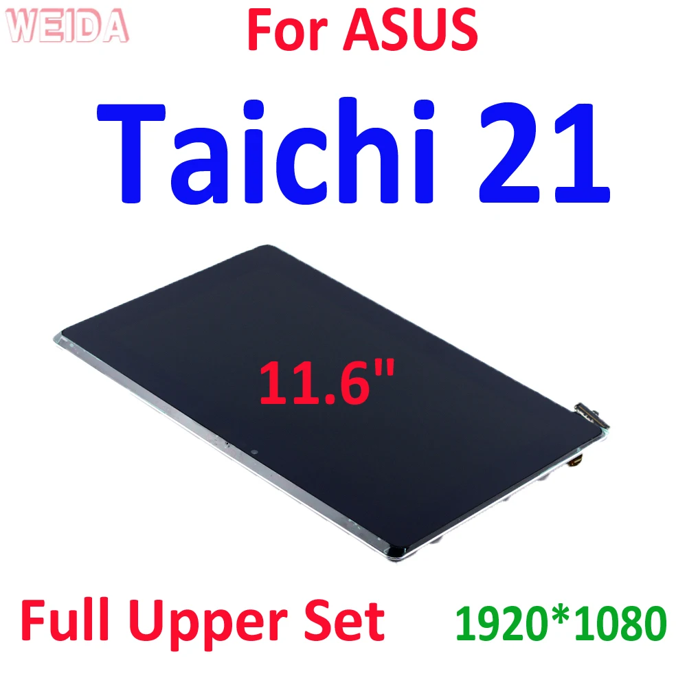 

11.6" For ASUS Taichi 21 LCD Display Touch Screen 1920*1080 A B Case Upper with Frame Assembly for ASUS TAICHI21 Repair Parts