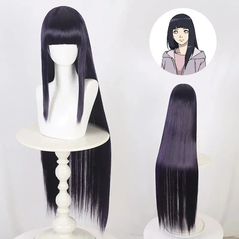 

Anime Hyuga Hinata Cosplay Costume Wig Women Outfits Halloween Carnival Party Suit Hyuuga Ninja Cosplayer Purple Long Cute bcvg5