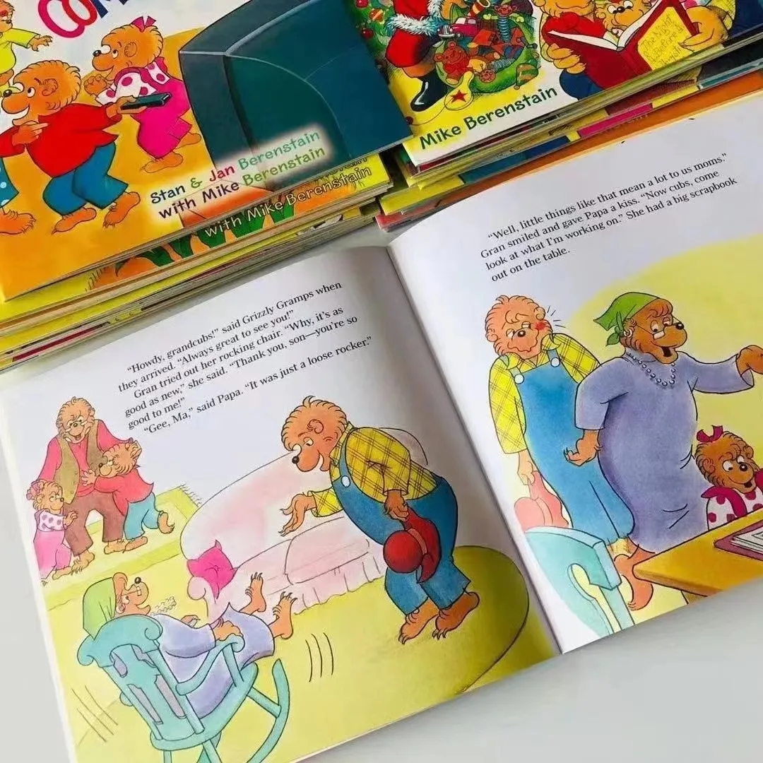 Novos 28 livros os ursos berenstain inglês livro de imagens crianças bebê contos de histórias famosas educação precoce idade 3-8 anos