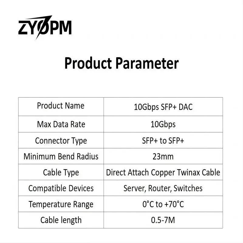 Cisco,Ubiquiti,Mikrotik, Intel, Fortinet, Netgear,D-Link용 수동 직접 부착 구리 Twinax 케이블, 10G SFP + 40G QSFP + DAC