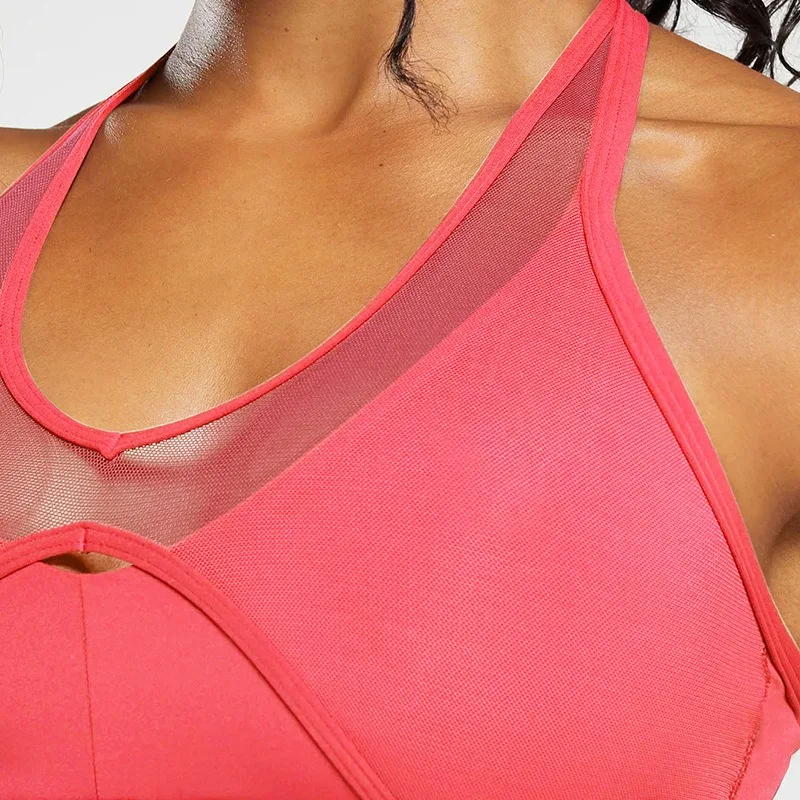 Reggiseno sportivo antiurto da donna, Reggiseno da corsa senza anelli in acciaio, Top sottile staccabile, nuovo, 2023