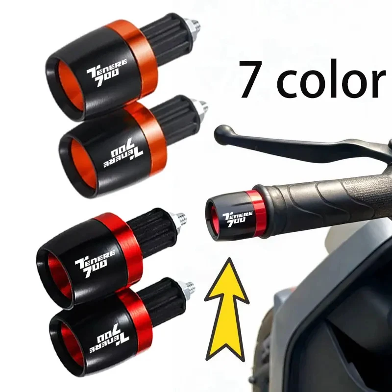 

For YAMAHA Tenere 700 Tenere700 Motorcycle 7/8" Handlebar Grips Ends Handle Bar Universal Counterweight Cap Plug Slider Cover