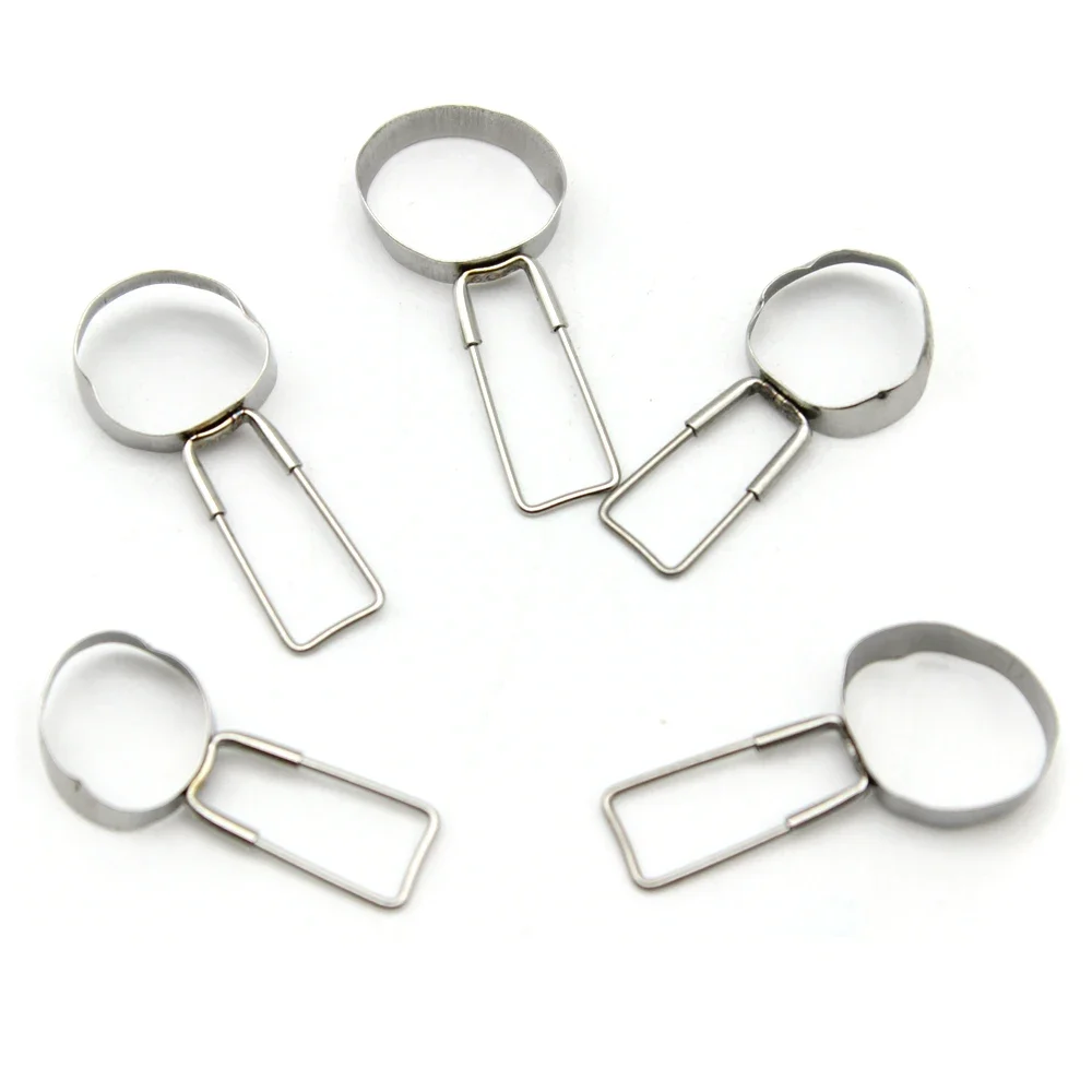 

40Pcs Dental Space Retainer Band and Loop Stainless Steel Teeth Gap Retainer Size 32-41 Pediatric Orthodontic Supplies