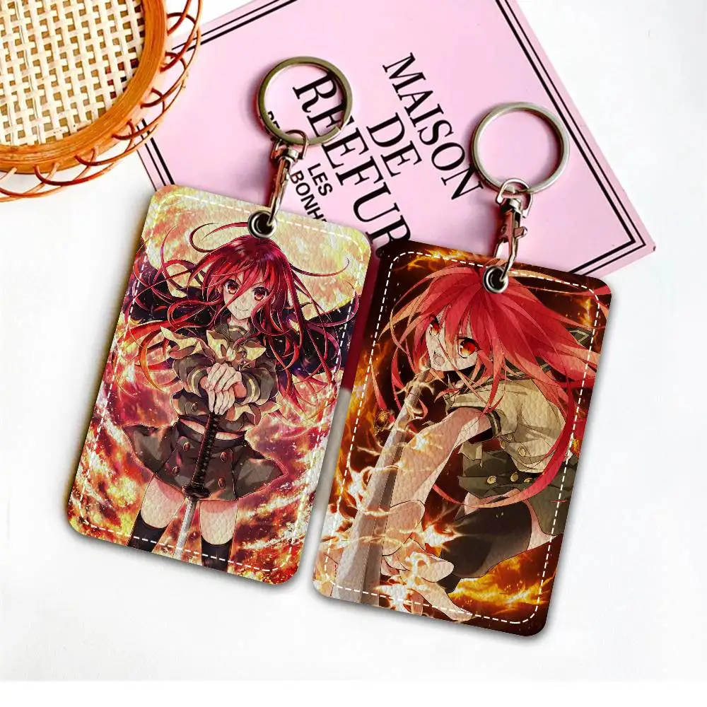 

Shana Of The Blazing Eyes Rectangle Keychain Card Holder, Badge Credit Card Holder, Student ID Card Holder, Bus Cards Cover