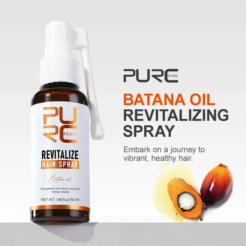 

PURC Rosemary Batana Oil Hair Growth Spray Biotin Hair Loss Treatment Hair Regrowth Products Hair Care for Men Women