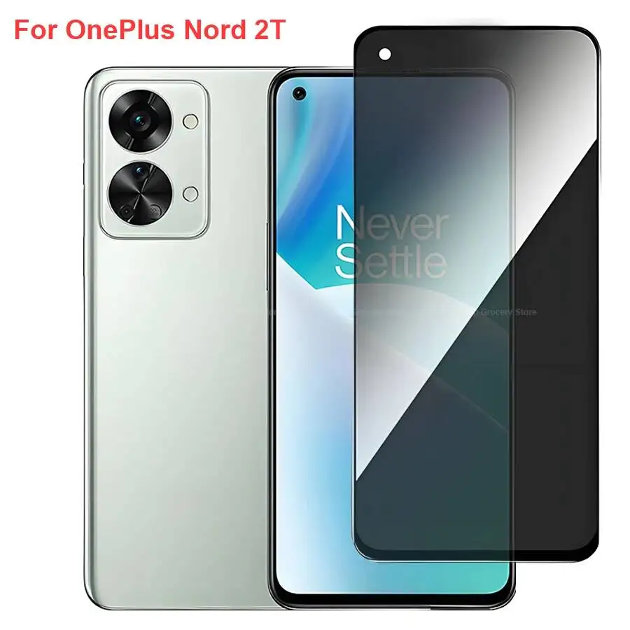 

Nord 2T Anti Spy Privacy Tempered Glass Protector Compatible For Oneplus Nord2t Full Cover Screen Phone Film