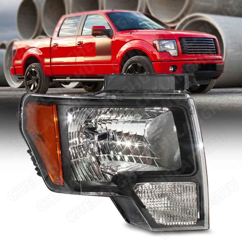 

1Pc Right Side Front Headlight Lamp For Ford F150 2010 2011 2012 2013 2014 Headlight Without Bulbs FO2503289 DL3Z13008EB