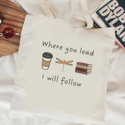 Gilmore Girls shopping bag grocery cotton bolsas de tela juta bag eco shopper bag sacola cloth bolsas reutilizables sac toile