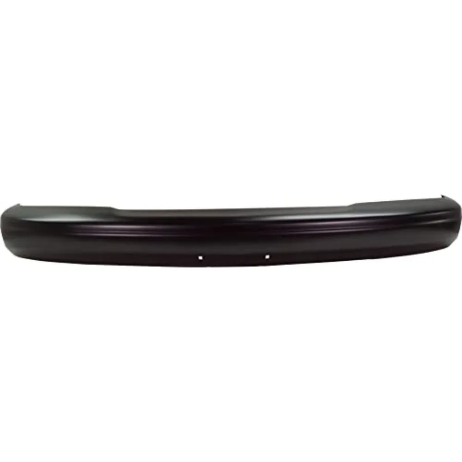 

Garage-Pro Front Bumper for Chevrolet Express 1500 2500 3500 1996-2002 Painted Black Steel with Integrated License Plate Holder