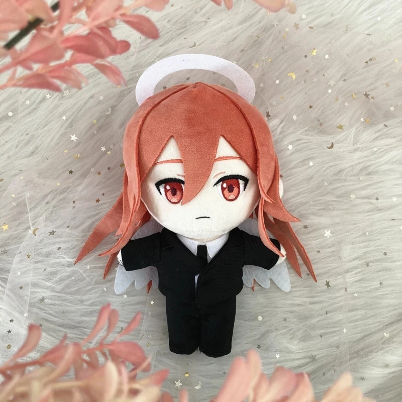 20cm Anime Reze Makima Angel Devil Plush Doll Toy Power Higashiyama Kobeni Hayakawa Aki Mitaka Asa Denji Soft Stuffed Fan Pillow