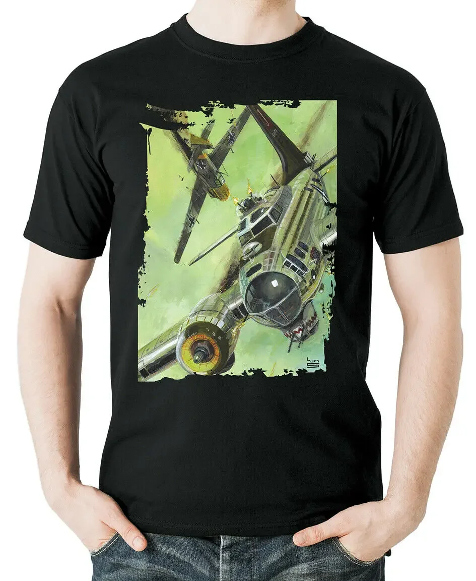 

'One More Closer To Home' B-17 Flying Fortress Bomber T-Shirt. Summer Cotton Short Sleeve O-Neck Mens T Shirt New S-3XL