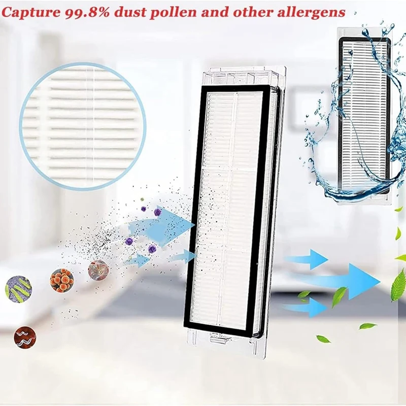 For Roborock S5 Max/S6 Max/S6 Pure/S6 Maxv/S50/S51/S55/S60/S65/S5/S6 Vacuum Cleaner Main Side Brush Hepa Filter Parts