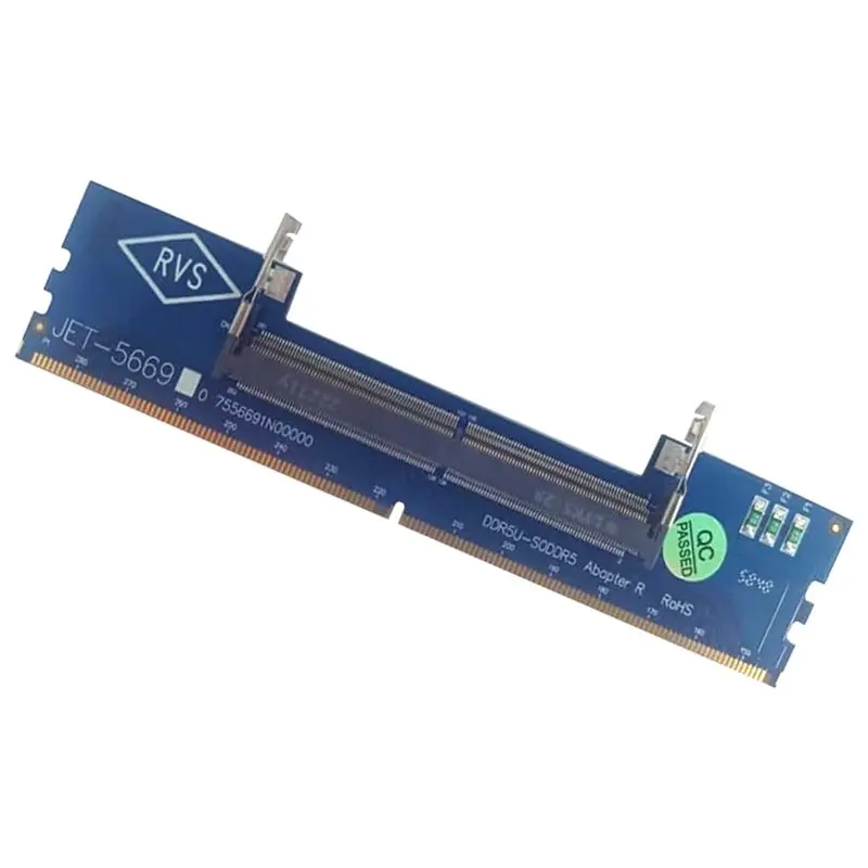Efficient Laptop DDR5 RAM To SO DDR5 U-DIMM Converter Desktop Adapter Card Memory Tester Conversion Tool U-DIMM To DDR5 SO DDR5
