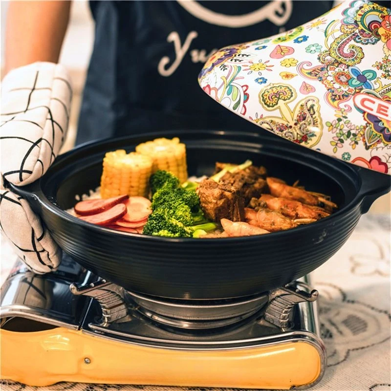 Heat-resistant casserole Taji pot household non-stick ceramic high temperature and explosion-proof open flame soup