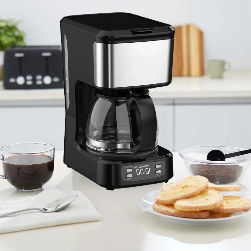 750ml Multi-functional Drip Coffee Brewer With Insulated Pot, Auto Brewing Device For Coffee And Daily Tea Making