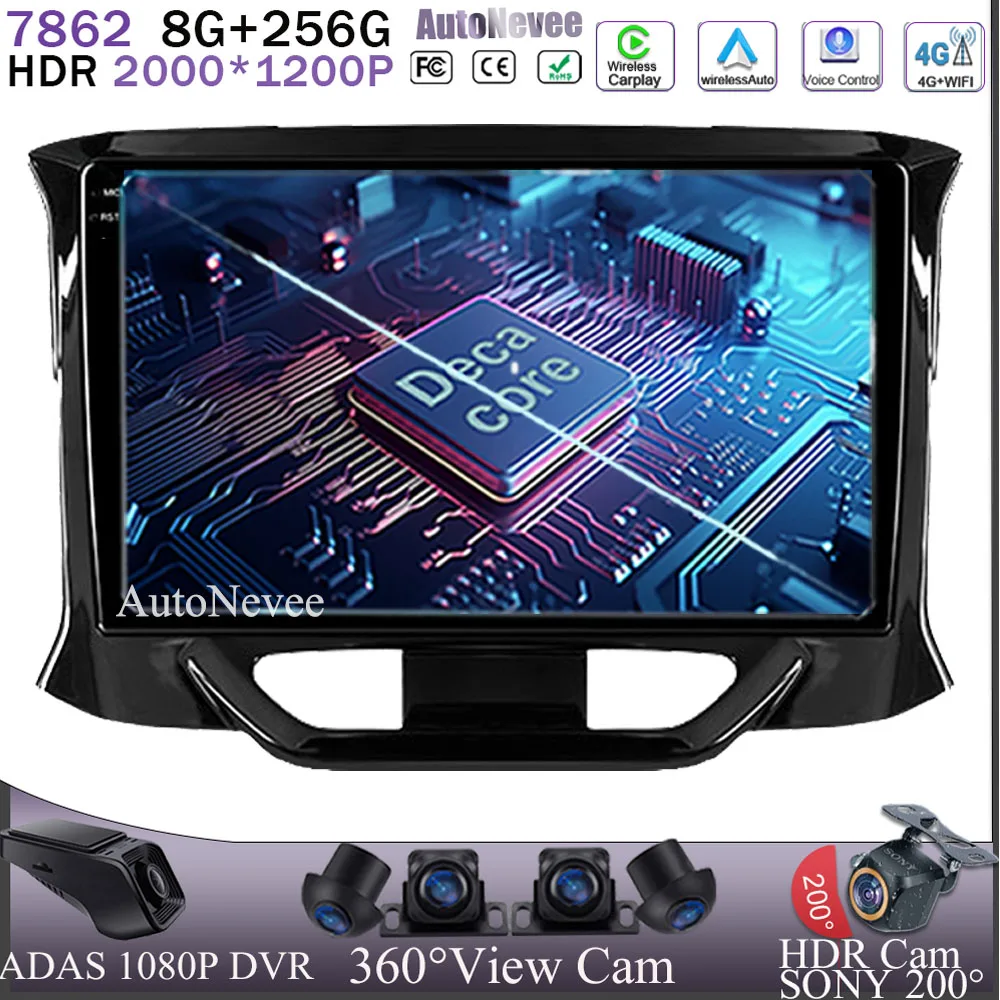 

For LADA Xray 2015-2019 Android 13 Auto Car Radio Multimedia Video Player Navigation GPS Head Unit Stereo No 2Din 2 din DVD WiFi