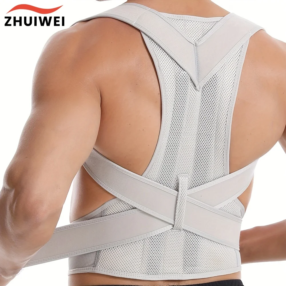 Posture Corrector for Women and Men,Hunchback Posture Corrector Support Chest Shoulder Neck Support Tape Training Equipment