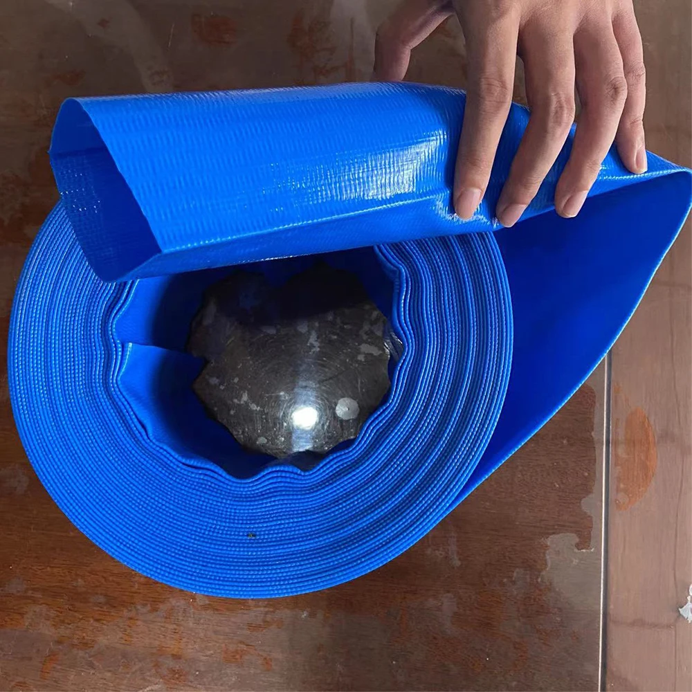 

3-дюймовый 20-метровый антикислотный гибкий ПВХ Layflat глубокий водяной шланг Цена