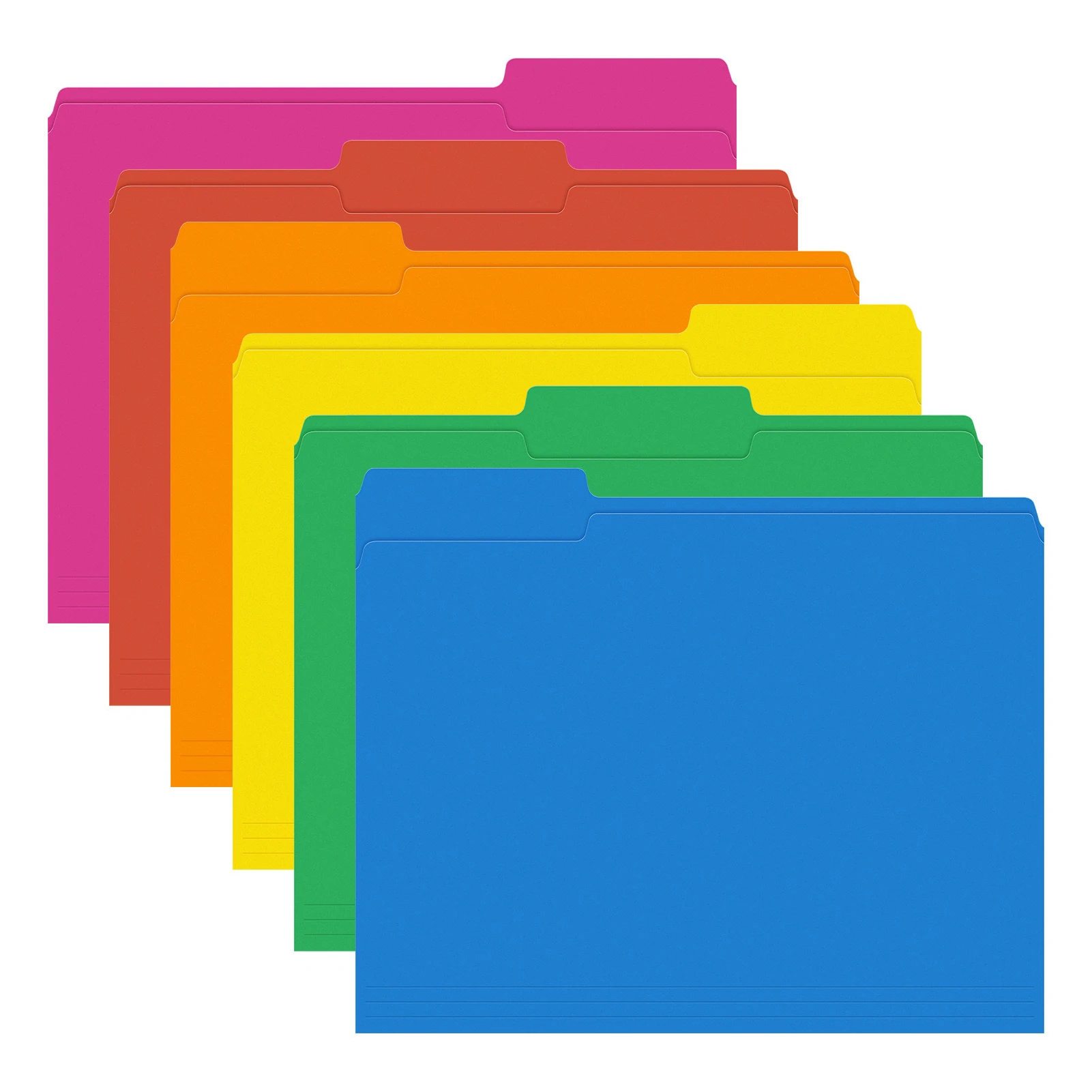 

Folders with Expansion Creases File Set for Home Office Organization 50pcs Standard Letter Size