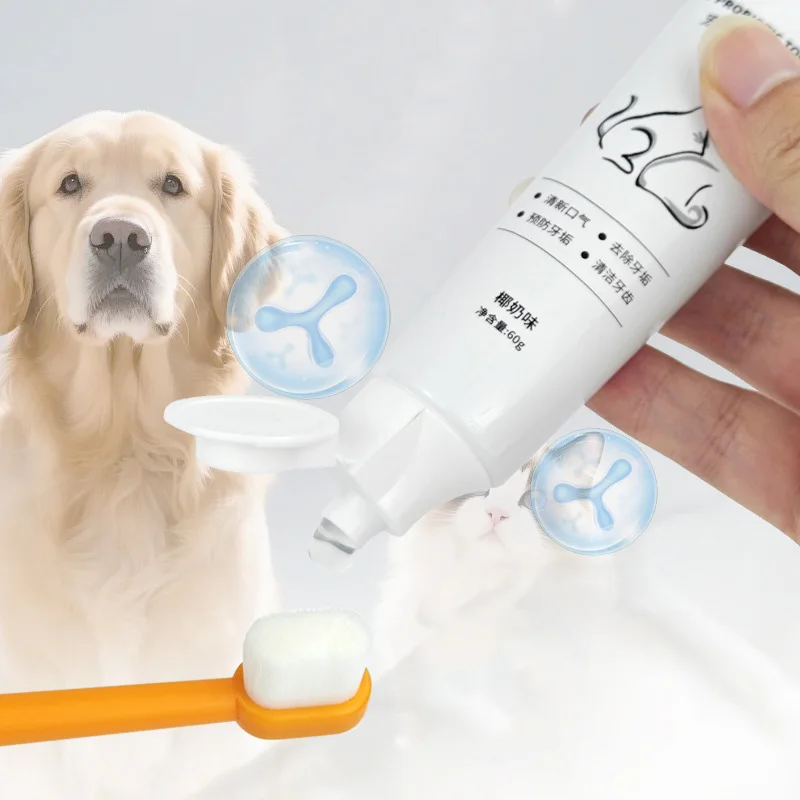 Kit limpieza dental 4 piezas para perros y gatos – Pasta y cepillo - imagen 2