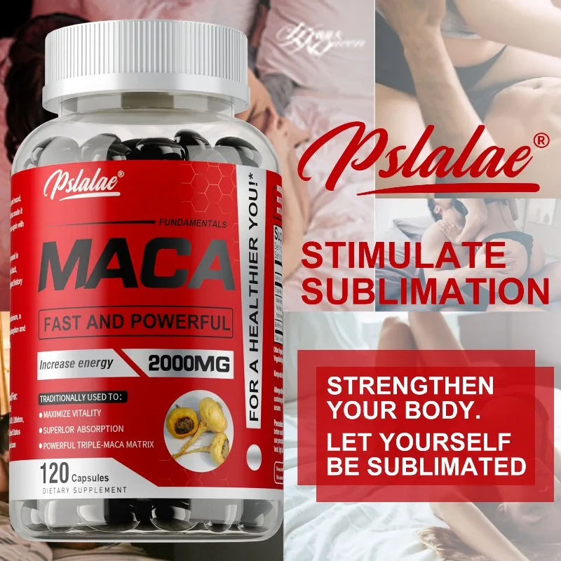 

Maca Root Capsules (with Black, Red, Yellow Maca) Extract To Support Energy, Endurance and Performance