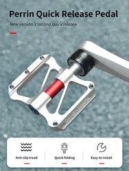 For Dahon Folding Bicycle Quick Release Bearing Pedal Or Pedal Bracket Mountain Road Bike Pedal P8 Modification Bike Accessories