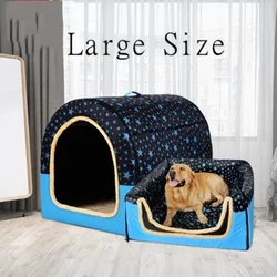 80-120kg Dog Kennel Pet Supplies Pet Kennel Can Be Disassembled and Washable Closed Warm Large-Sized Dog House Cat Kennel Warmth