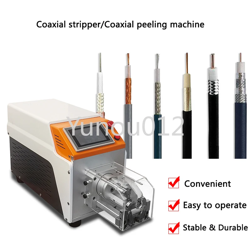 

Automatic Coaxial line Stripping machine RF audio Cable Peeling machine Rotary Cutting of Shielded wire Line Stripper