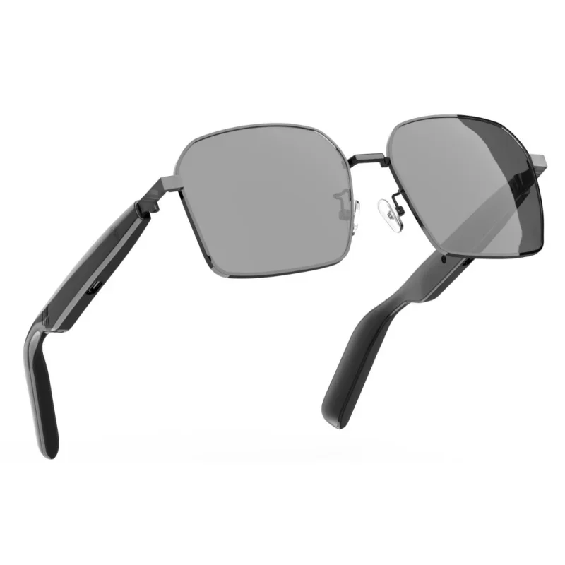 Smart Business Glasses, Bluetooth Calling TWS Earbuds Anti-UV & Anti-Blue Light Clear Lens, Sleek Design