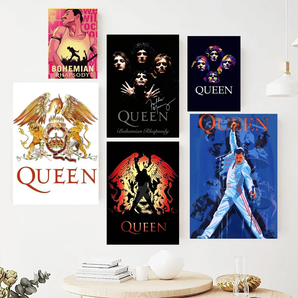 Classic Rock Band Queen Poster Paintings on The Wall Picture for Living Room Interior Painting Room Decoration