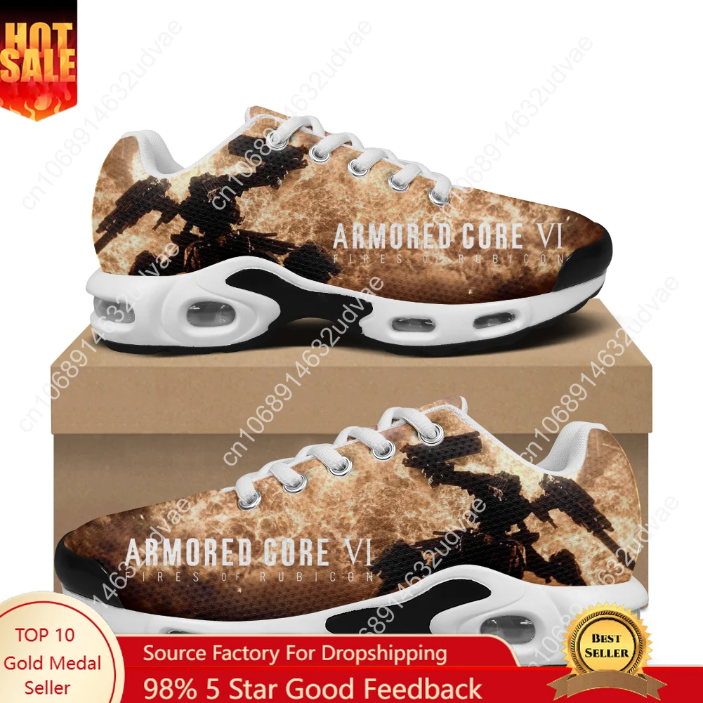 

Armored Core VI Fires of Rubicon Air Cushion Sneakers Mens Womens Teenager Lightweight Sports shoes Custom Leisure Mesh Sneaker