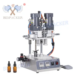 Bespacker YL-P Semi-automatic Single Head Screw Bottle Cap Lock Capping Machine For Plastic Cap