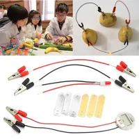 Children Bio Energy Science Kit Potato Fruit Supply Electricity Experiments Kids Student Learining