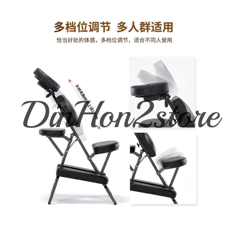 Acupuncture And Moxibustion Massage Chair Salon Chair Folding Adjustable Tattoo  Portable Health  Folding Beauty Bed