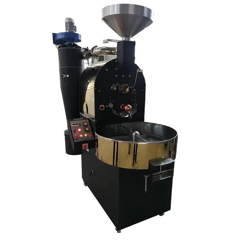 Customized Programmable Industrial Coffee Bean Roaster Machine 15kg 20kg 25kg 1ton Commercial Coffee Roasting Equipment