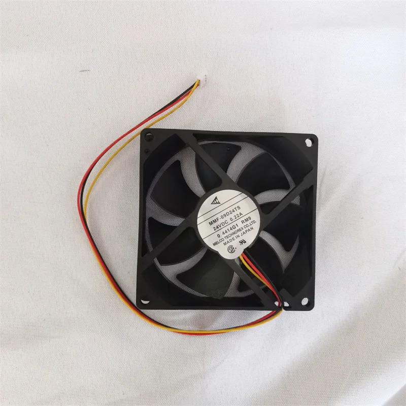 9 см вентилятор Melco 9025 мм Φ RM9 24V 0.19A 3 провода 9 см квадратный Вентилятор охлаждения 9025 вентилятор