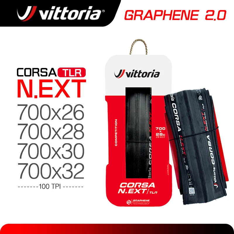 

NEW Vittoria Corsa N.EXT Tubeless Tyre 700X26/28 Nylon 100 TPI Puncture Proof Road Bicycles Folding tires For Training Racing