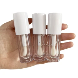 100pcs 6ml  Colors Lipgloss Containers Lip Glaze Tube Packaging Lip Gloss Tubes With Applicator