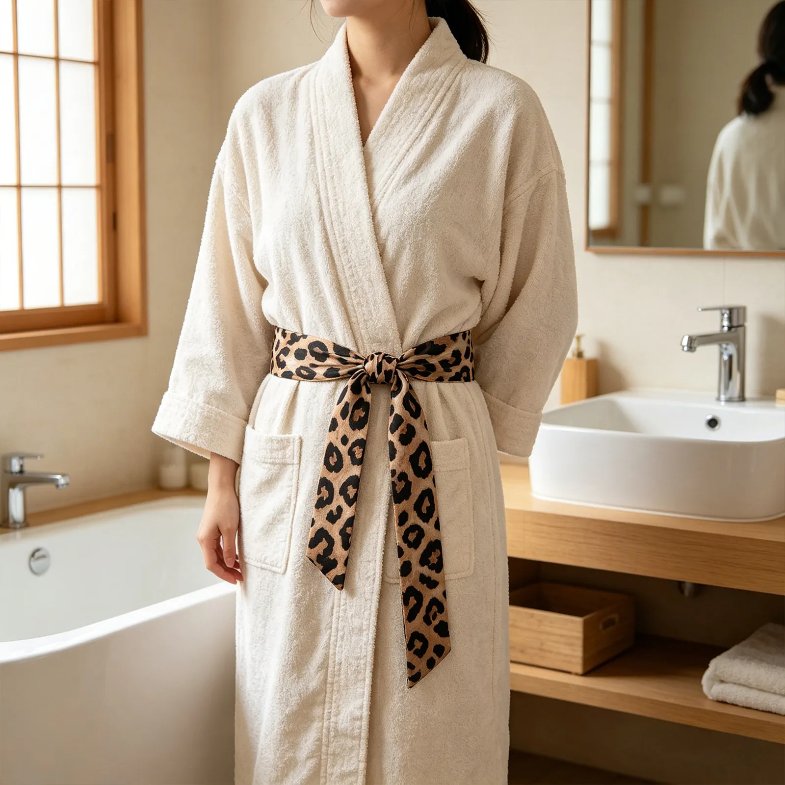2Pcs Satin Bathrobe Waist Belt Replacement Soft Sleepwear Robe Strap Adjustable Women's Robe Tie for Spa Hotel Kimono Nightwear