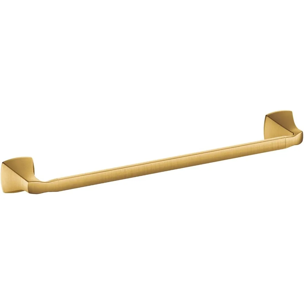 

18-Inch Brushed Gold Towel Bar - Modern Bathroom & Kitchen Accessory for Home Decor