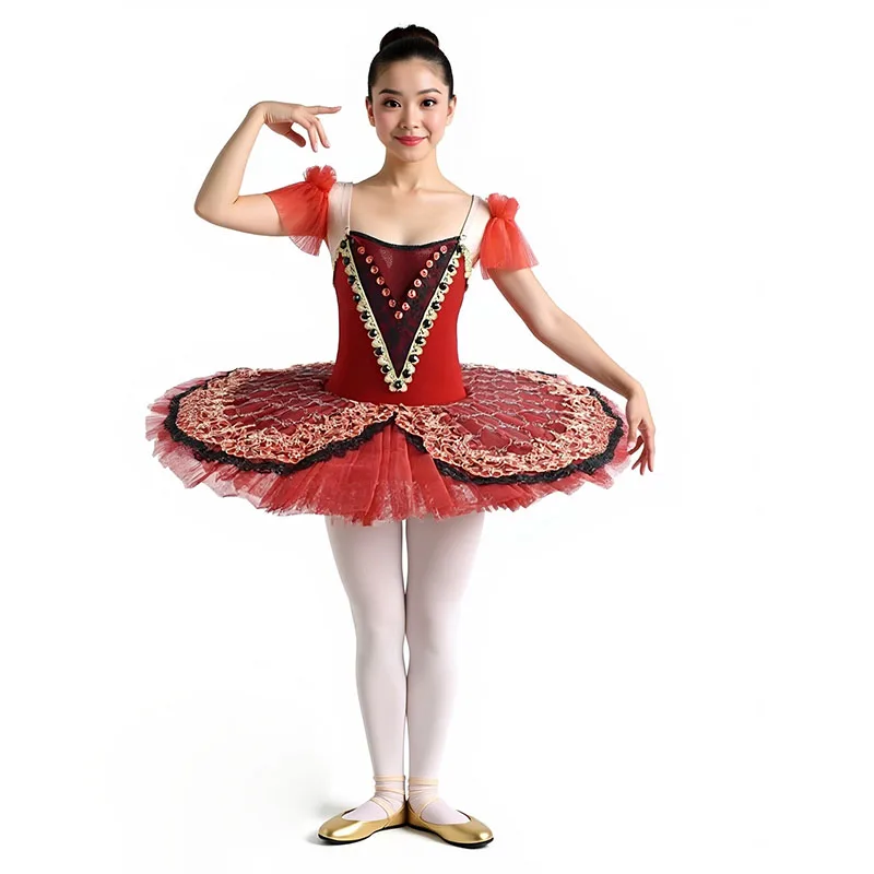 summer-family-matching-outfits-tutu-mother-kids-ballet-leotard-dress-girl-dance-costume-mom-daughter-women-clothes-girls-dresses