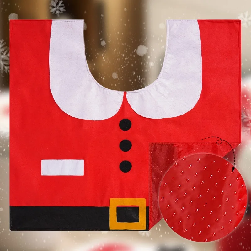 3 قطعة/المجموعة عيد الميلاد المرحاض مجموعة لوازم عيد الميلاد سانتا كلوز المرحاض مجموعة عيد الميلاد الحمام الديكور الحرف