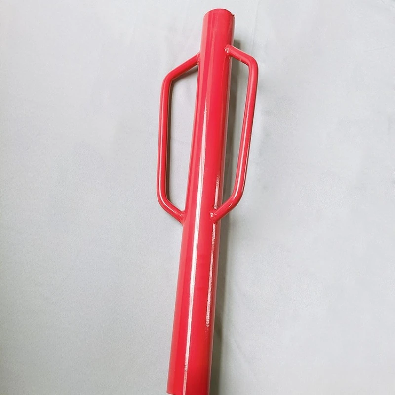 Manual Farm Post Driver Heavy Duty Steel Pile Pounder for Greenhouse Pasture Fence Installation