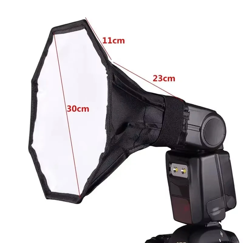 20cm 8 Square Photo Studio Octagon Flash Diffuser Mini Softbox for Speedlite Photo Studio Accessories Soft Box gallery 5