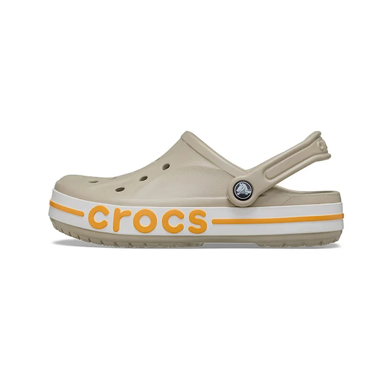 Crocs Bayaband Clog Unisex Clogs  Light Brown, Casual & Soft, Premium Lightweight Breathable Comfort 205089-2V3