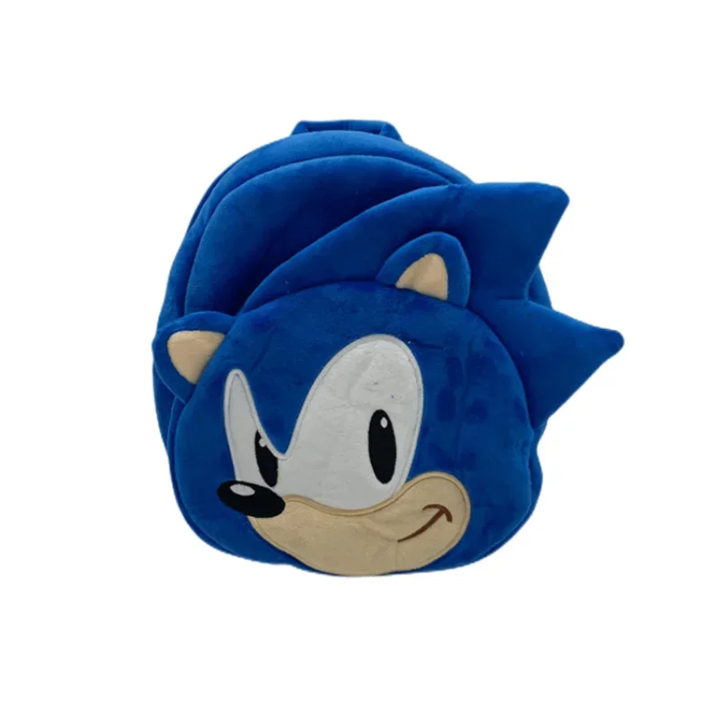 Gifts Hedgehog Sonic Backpack High Appearance Game Kindergarten Children Plush Coin Purse  Anime Cartoon School Bag Mochila