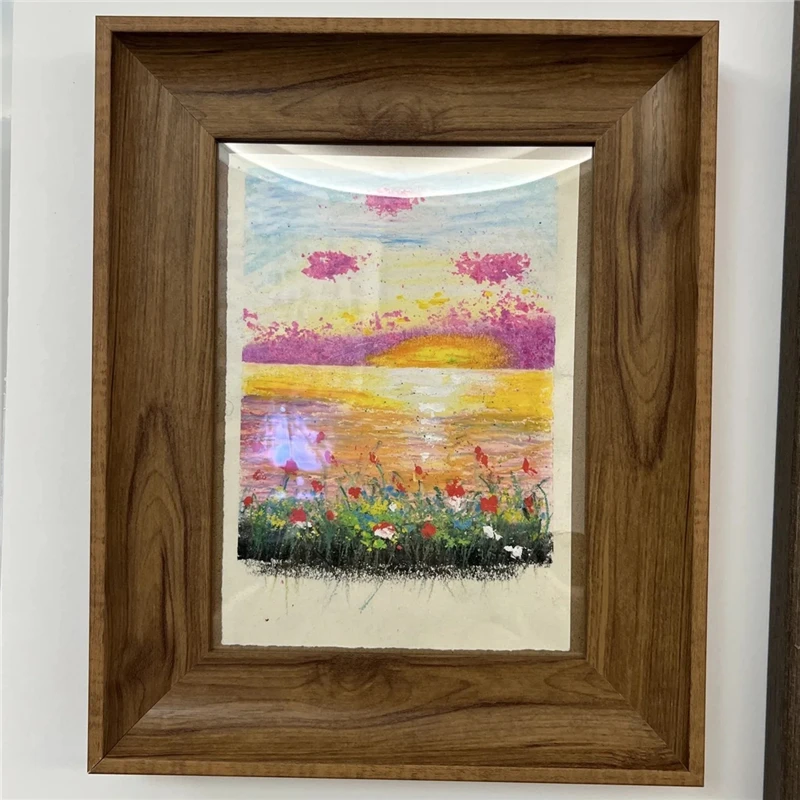 High Quality Desktop Photo Frame Rectangular Nordic Style Picture Frames 5-10 Inch Hanging Photo Frames Living Room Lay