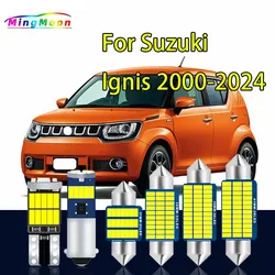 Car Interior Reading Light Kit For Suzuki Ignis 2000- 2016 2017 2018 2019 2020 2021 2022 2023 2024 Accessories LED Bulbs