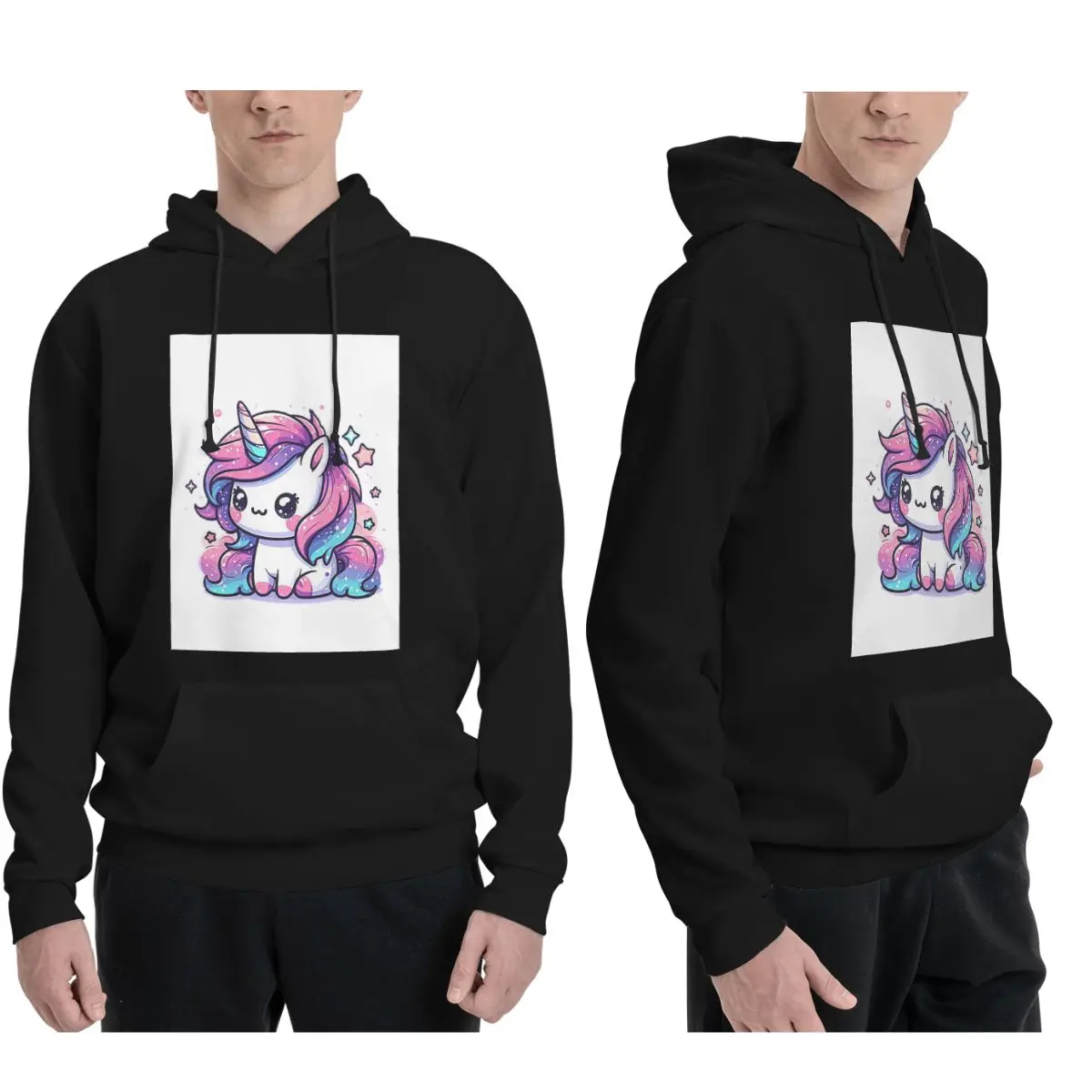 Sparkle Unicorn Magic Hoodies Men Women Casual Pullover Sweatshirts Hip Hop Long Sleeve Clothing Autumn Winter