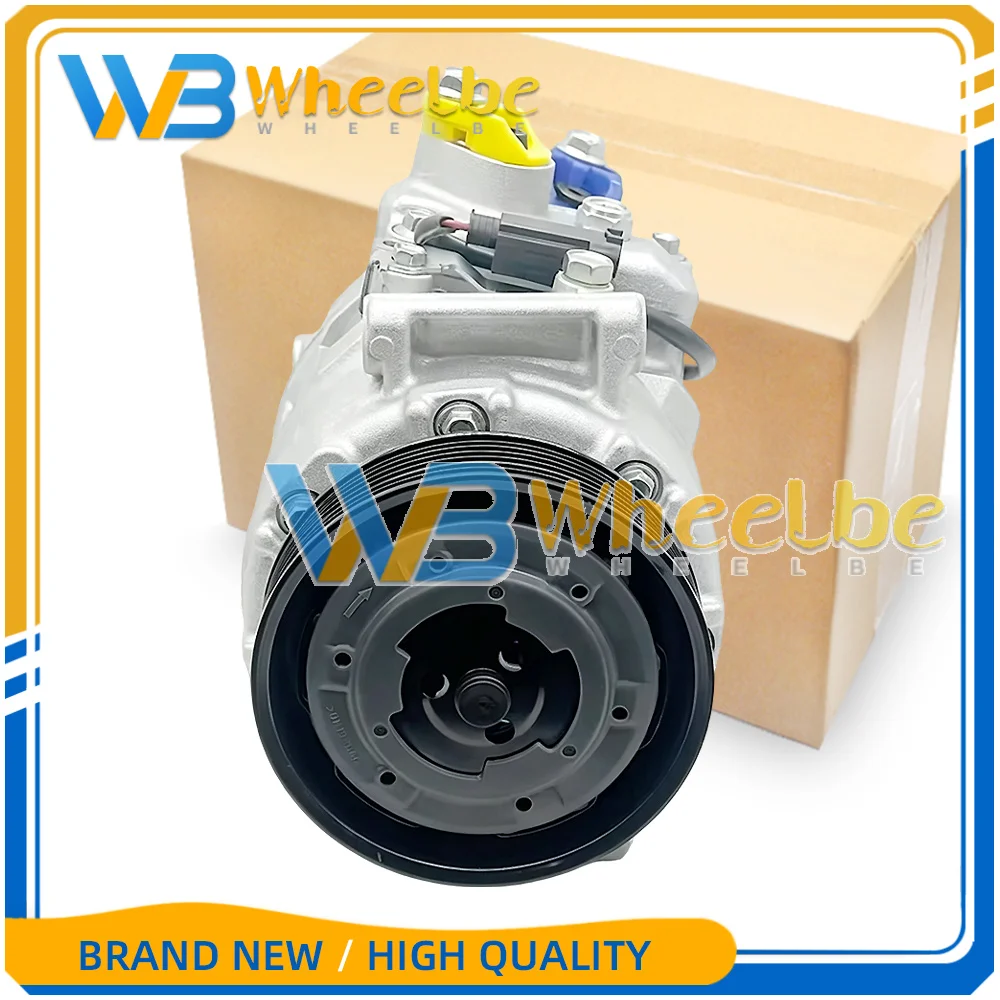 AC Compressor with 7-Groove Pulley For BMW E60 F10 535i 535i xDrive 535xi L6 3.0L 64529195721 64529174804 64526980085 CO11253C